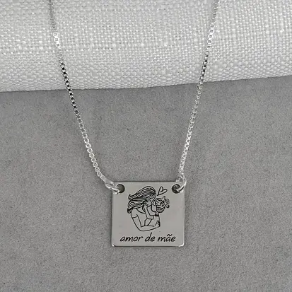 GARGANTILHA AMOR DE MÃE (MENINA)
